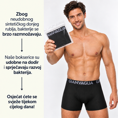 COTTONCORE™ – PAMUČNE MUŠKE BOKSERICE 4+1 GRATIS - 2,59 € cijena po komadu