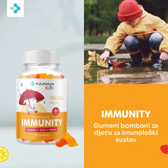 IMMUNITY – Gumeni bomboni za djecu za imunološki sustav, 60 gumenih bombona