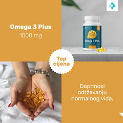 Omega 3 Plus 1000 mg - srce i krvne žile, 120 mekih kapsula