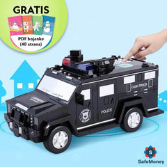 SAFEMONEY® – ELEKTRONSKA KASICA U OBLIKU POLICIJSKOG KOMBIJA