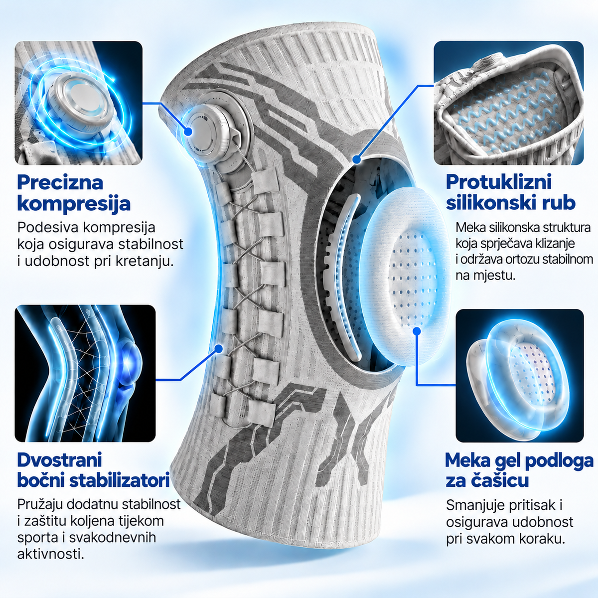 KneeFlex™ – podesiva potpora za koljena