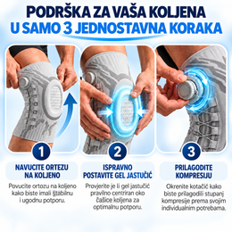KneeFlex™ – podesiva potpora za koljena