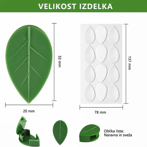 LEAFFIX veličina proizvoda