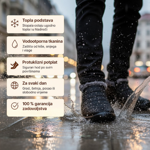 UNIVERZALNE VODOOTPORNE TERMO CIPELE S PROTUKLIZNIM POTPLATOM - MAX™