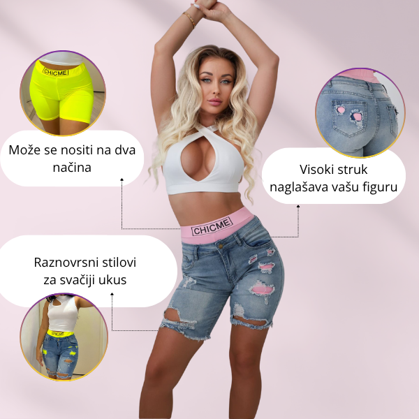 PATCHFUSION - ŽENSKE KRATKE HLAČE