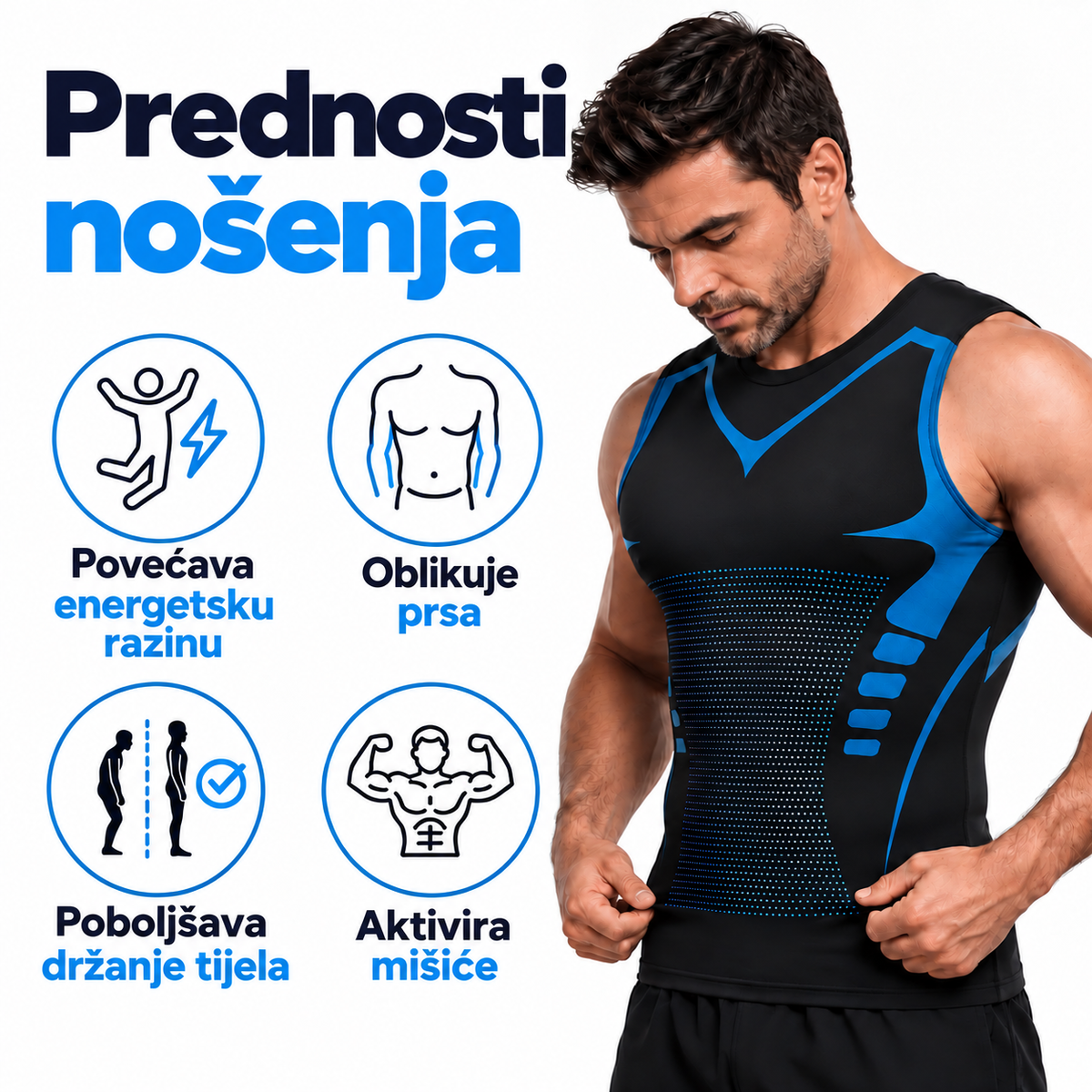 ShapeFlex™ – muško kompresivno oblikovanje tijela