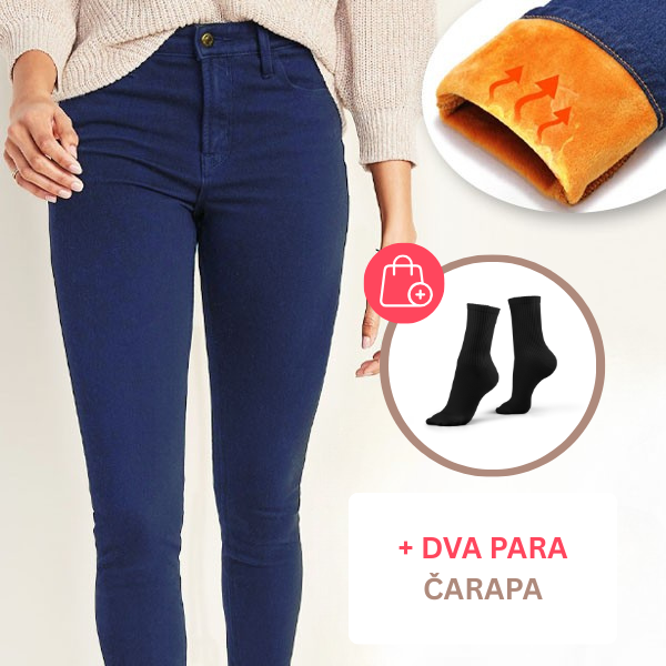 VELURAJEANS™ - TERMO JEANS HLAČE