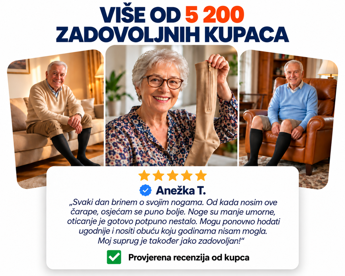 VenoFlex™ – Kompresivne čarape s patentnim zatvaračem