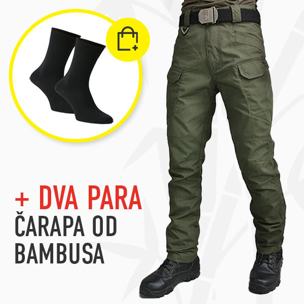 DUGE IZDRŽLJIVE MUŠKE TAKTIČKE HLAČE S PRAKTIČNIM DŽEPOVIMA - WORKBOSS™
