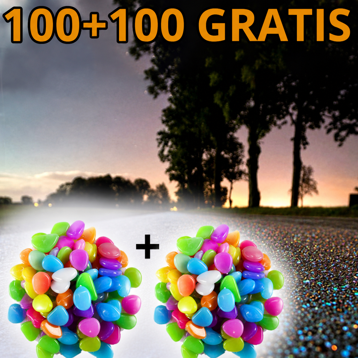 GLOWROCK™ – JEDINSTVENI SVJETLEĆI KAMENČIĆI 1 + 1 GRATIS