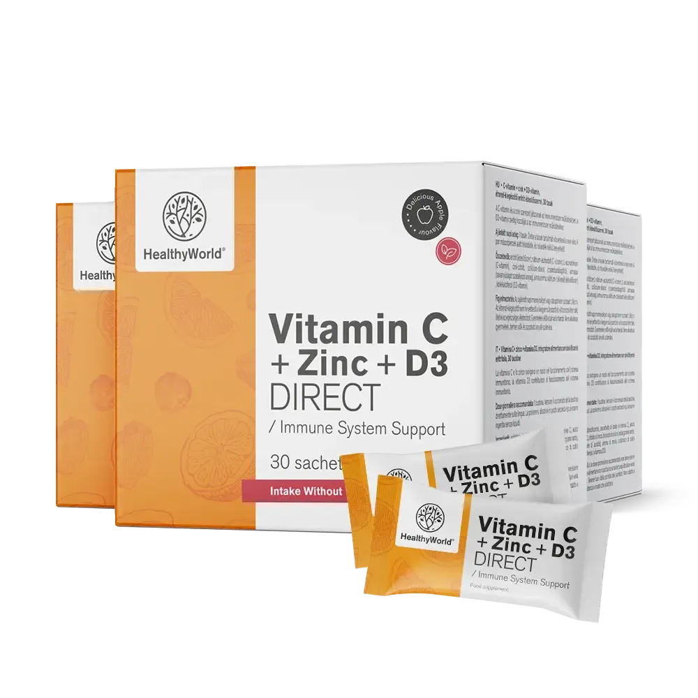 Vitamin C 500 + Cink + D3 DIRECT, 30 vrećica