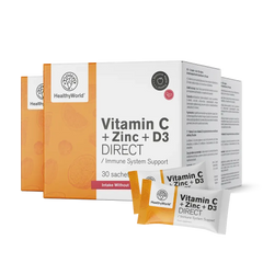 Vitamin C 500 + Cink + D3 DIRECT, 30 vrećica