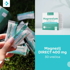Magnezij DIRECT 400 mg, 30 vrećica
