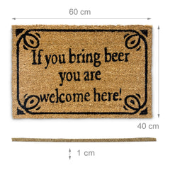 Otirač "BRING BEER"