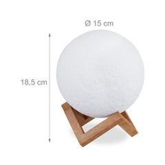 Svjetiljka 3D imitacija mjeseca Eclipse