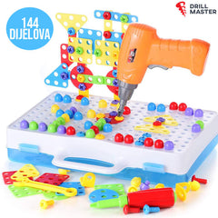 DRILLMASTER – EDUKATIVNI DIY DJEČJI SET S BATERIJSKOM BUŠILICOM
